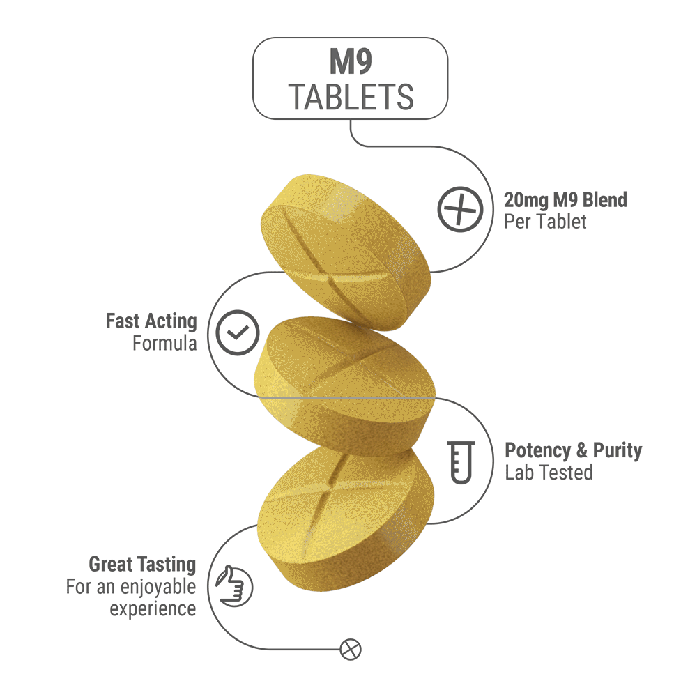 20mg M9 Blend Tablets - Pineapple - 5