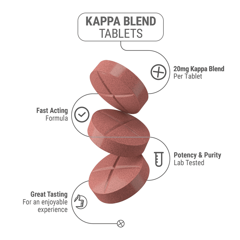 20mg Kappa Blend Tablets - Berries - 5