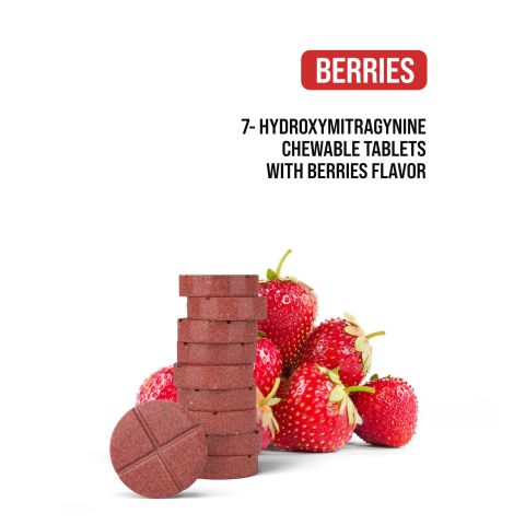 40mg 7-Hydroxy Tablets - Berries - Thumbnail 5