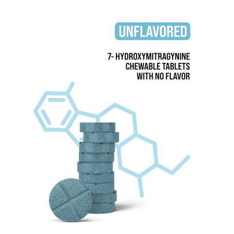 40mg 7-Hydroxy Tablets - Unflavored - Thumbnail 5