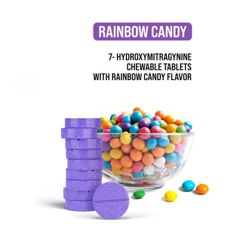 20mg 7-Hydroxy Tablets - Rainbow Candy - Thumbnail 2