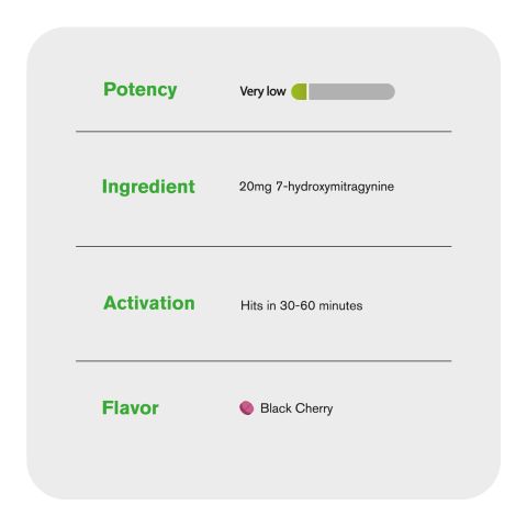20mg 7-Hydroxy Tablets - Black Cherry - Thumbnail 5