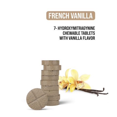 60mg 7-Hydroxy Tablets - French Vanilla - Thumbnail 2