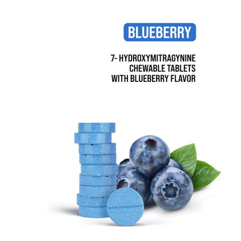 20mg 7-Hydroxy Tablets - Blueberry - Thumbnail 5