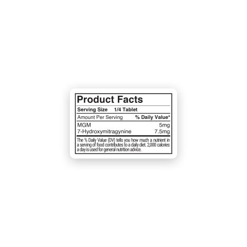 50mg 7OH & MGM-15 Tablets - Watermelon - Thumbnail 10