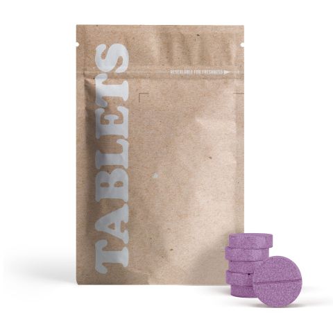 25mg Broad Spectrum CBD & CBD Nano Tablets - Grape - Thumbnail 2