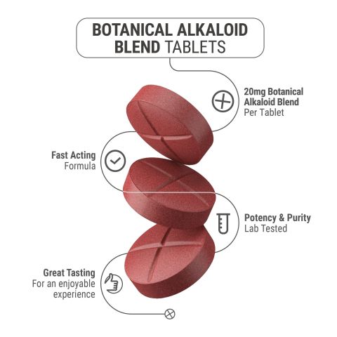 20mg Botanical Alkaloid Blend Tablets - Fruit Punch - Thumbnail 5