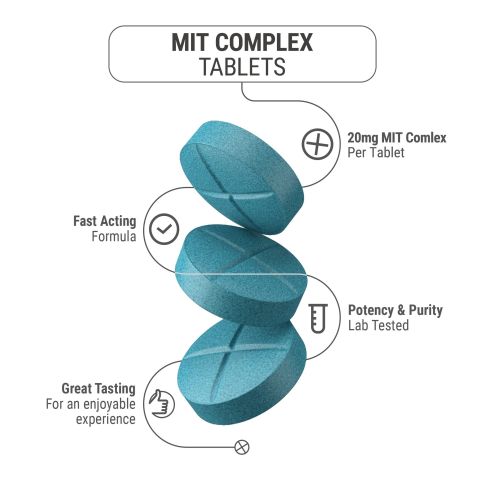 20mg MIT Complex Tablets - Unflavored - Thumbnail 5