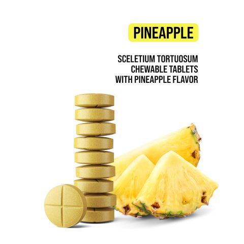 150mg Sceletium Tortuosum Extract Tablets - Pineapple - Thumbnail 4