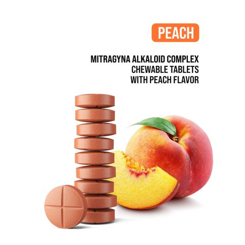 30mg Mitragyna Alkaloid Complex Tablets - Peach - Thumbnail 4