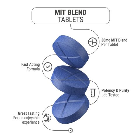 30mg MIT Blend Tablets - Blue Razz - Thumbnail 5