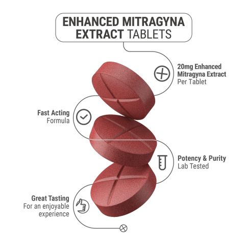 20mg Enhanced Mitragyna Extract Tablets - Fruit Punch - Thumbnail 5