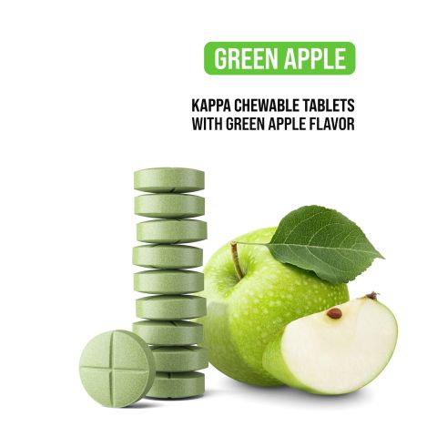 20mg Kappa Blend Tablets - Green Apple - Thumbnail 4